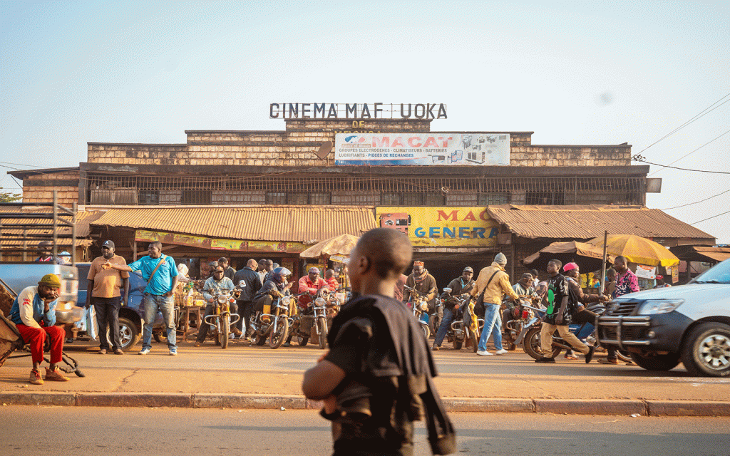 Street scene in Mbouda, West Cameroon