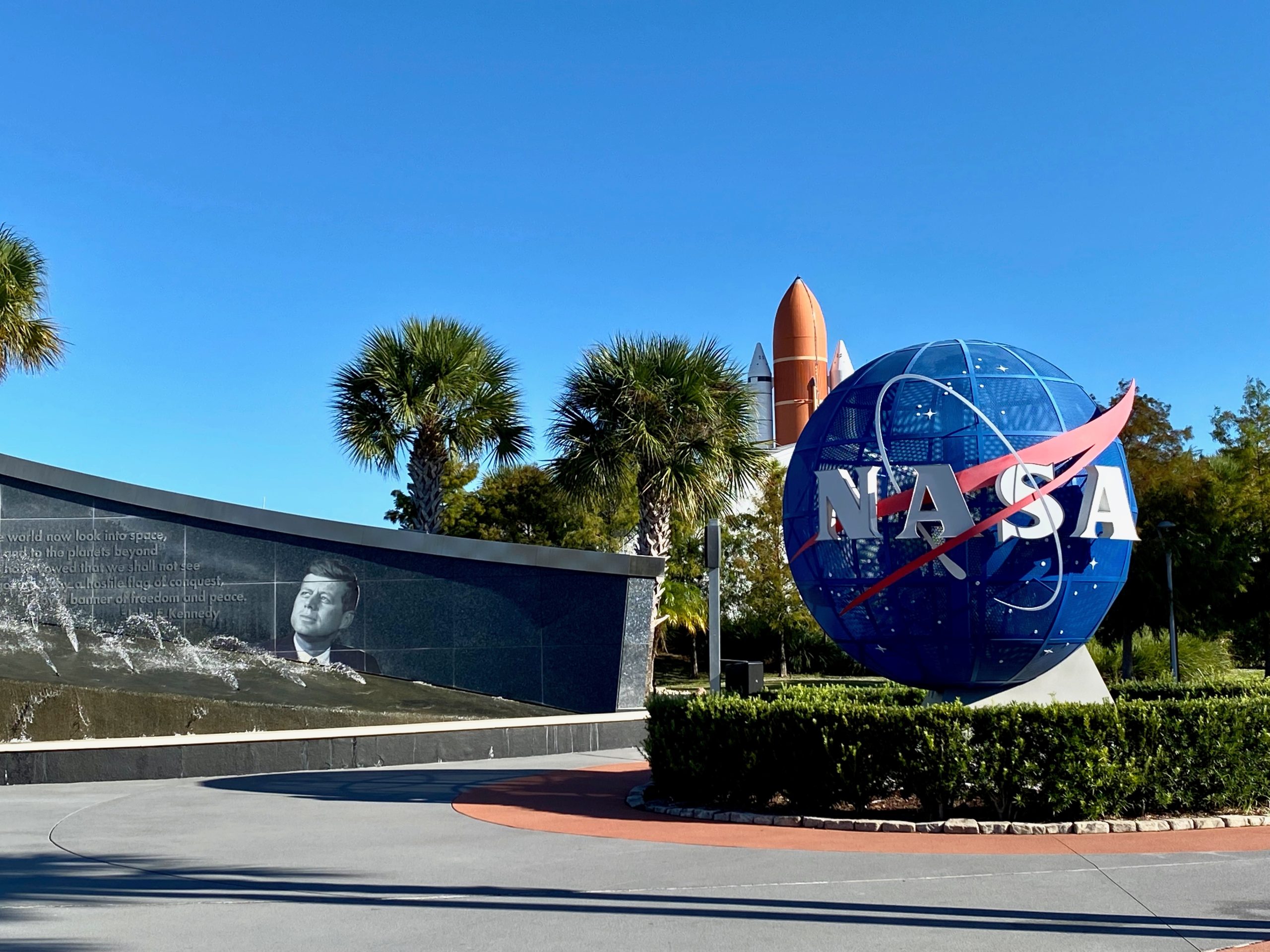 Exterior of John F Kennedy Space Center, Florida, USA